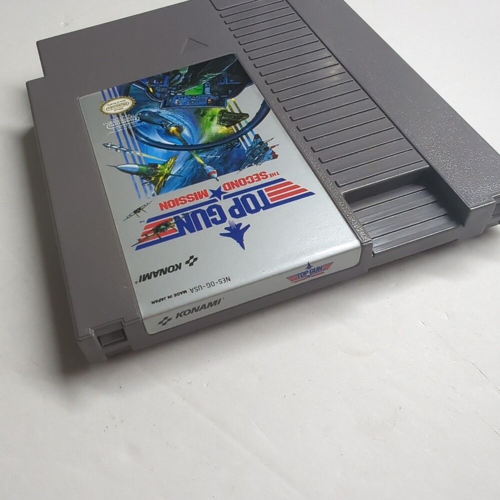 Top Gun The Second Mission Nintendo NES 1987 Game Cartridge Only Konami - Picture 3 of 3